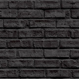 AH623007 Abner Black Brick Wallpaper