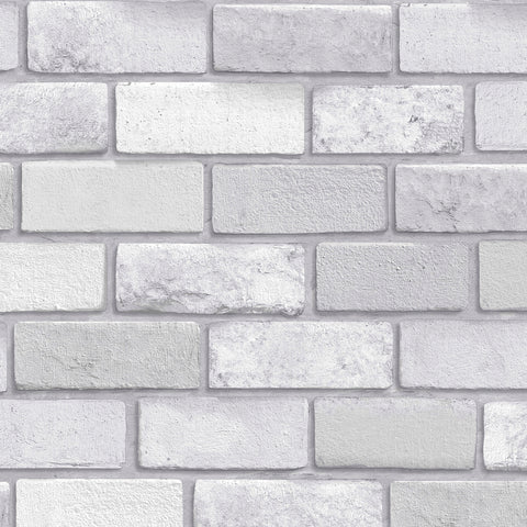 AH669401 Truman Dove Brick Wallpaper