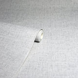 AH676006 Maisie Light Grey Linen Wallpaper