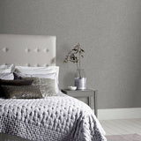 AH676007 Maisie Grey Linen Wallpaper