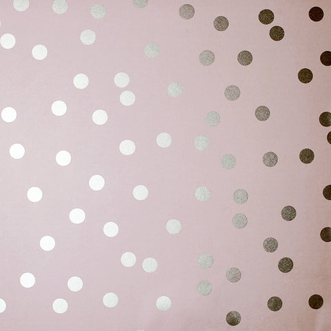 AH685000 Priscella Blush Polka Dot Wallpaper