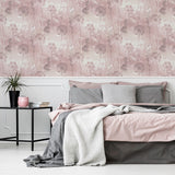 AH692305 Lena Pink Floral Wallpaper