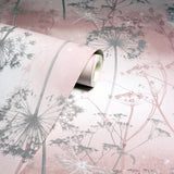 AH692305 Lena Pink Floral Wallpaper