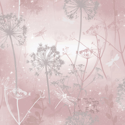 AH692305 Lena Pink Floral Wallpaper