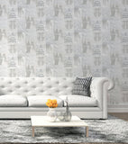 AH692800 Chou Light Grey Inspirational Wallpaper