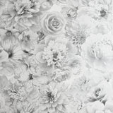 AH692803 Clarissa Grey Glitter Bloom Wallpaper