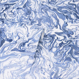 AH693902 Osgood Navy Marbled Wallpaper