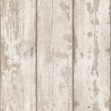AH694700 Ambrose Cream Wood Plank Wallpaper