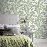 AH694800 Cecil Green Tropical Wallpaper