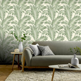 AH694800 Cecil Green Tropical Wallpaper