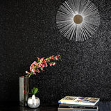 AH901005 Jacqueline Black Sequin Wallpaper