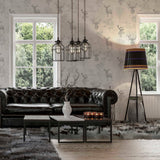AH901808 Gilbert Black Etched Stag Wallpaper
