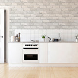 AH902009 Irving White Diamond Brick Wallpaper