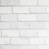 AH902009 Irving White Diamond Brick Wallpaper