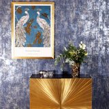 AH902108 Lloyd Blue Stone Texture Wallpaper