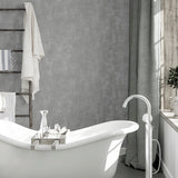 AH902109 Lloyd Pewter Stone Texture Wallpaper