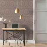 AH906605 Berenice Rose Gold Luxe Wallpaper