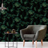 AH907601 Winona Green Ferns Wallpaper