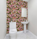 AH908006 Deirdre Pink Floral Wallpaper