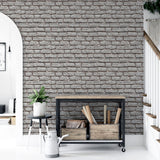 AH908007 Horace Neutral Brick Wallpaper