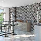 AH908308 Eliza Sea Green Palm Fronds Wallpaper