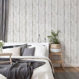 AH908501 Ambrose Grey Wood Plank Wallpaper