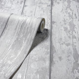 AH908501 Ambrose Grey Wood Plank Wallpaper