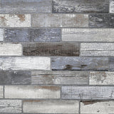 AH908908 Wallace Grey Wood Tile Wallpaper