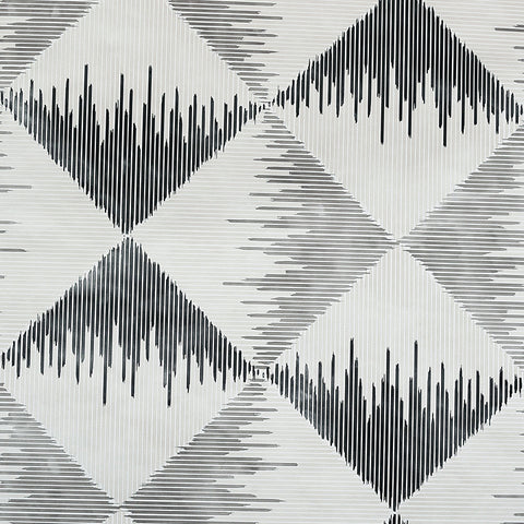 AH909401 Reuben Grey Ikat Wallpaper