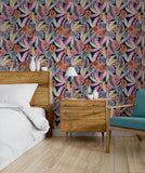 AH909409 Vivette Multicolor Hot Tropic Wallpaper