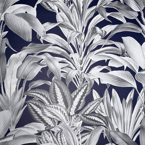 AH909501 Alice Navy Greenhouse Wallpaper