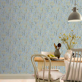 AH909503 Mayumi Yellow Birch Grove Wallpaper