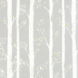 AH909504 Florence Grey Forest Wallpaper