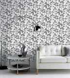 AH909505 Blanche Silver Trees Wallpaper