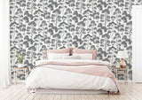 AH909505 Blanche Silver Trees Wallpaper