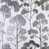 AH909505 Blanche Silver Trees Wallpaper