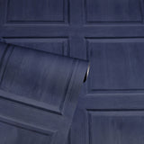 AH909601 Bellamy Navy Wooden Panel Wallpaper