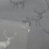 AH909608 Hank Grey Stag Wallpaper