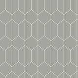 AH909700 Orson Grey Trellis Wallpaper