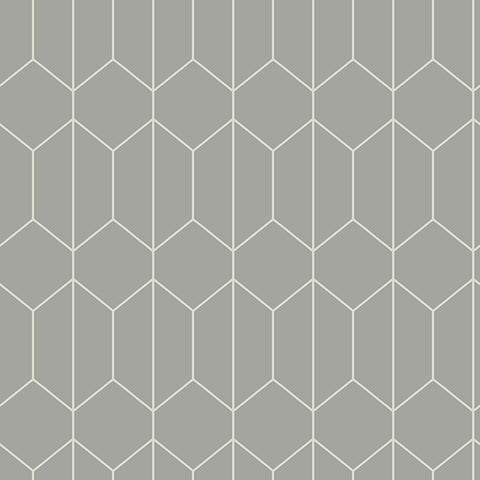 AH909700 Orson Grey Trellis Wallpaper