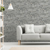 AH909704 Cornell Grey Slate Wall Wallpaper