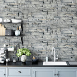 AH909704 Cornell Grey Slate Wall Wallpaper
