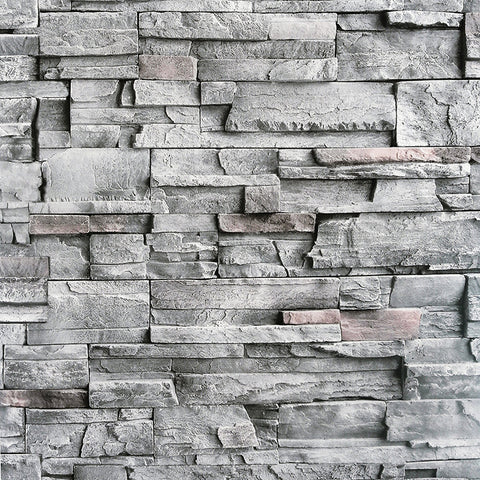 AH909704 Cornell Grey Slate Wall Wallpaper