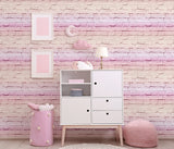 AH909706 Winifred Pink Ombre Brick Wallpaper
