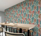 AH909801 Jerome Red Botanical Wallpaper