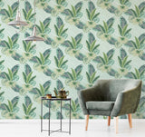 AH921406 Miami Mint Palms Wallpaper