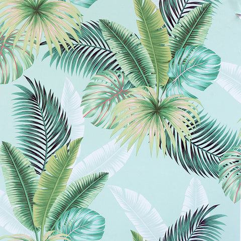 AH921406 Miami Mint Palms Wallpaper