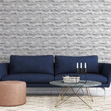 AH921605 Irene Grey Painted Canvas Wallpaper