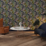 AH921703 Etta Navy Tropical Wallpaper