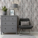AH922705 Bertram Neutral Wood Wallpaper
